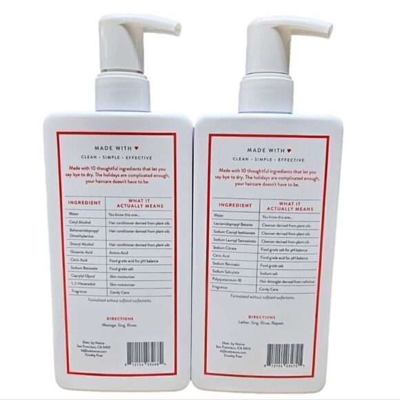 Native Candy Cane Shampoo Conditioner - Picture 3 of 3